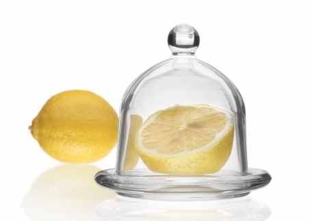 Foto Skleněná dóza na citron LEMON 7cm