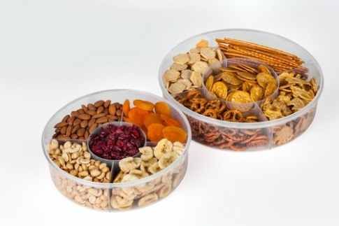 Potravinový organizér ROUND  215 mm čírý