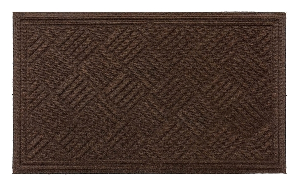 Rohož guma & pp, Velvet, hnědá, 45x75 cm