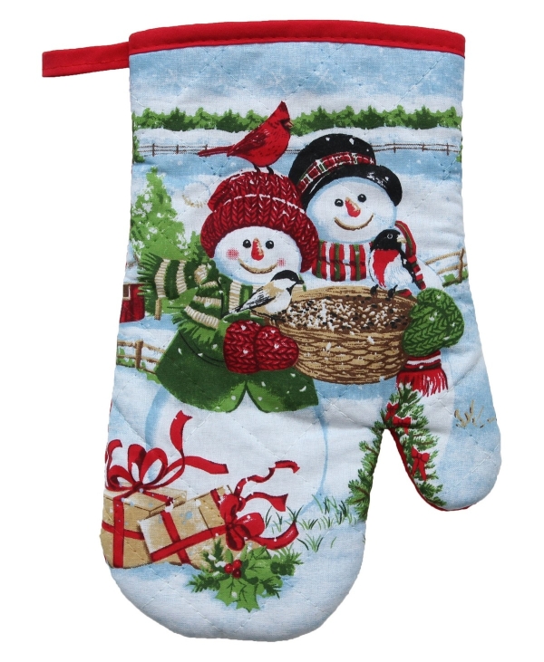 Kuchyňská rukavice, OM06, vánoční 2ks    