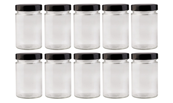 Sklenice zavařovací 330ml s víčkem 66, 10ks