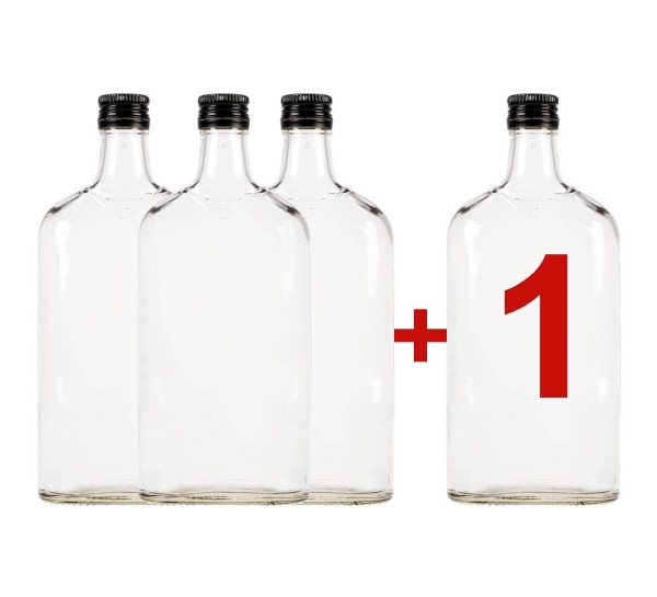 Láhev, 3+1 zdarma, Placatka 500 ml