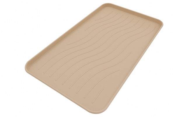 Odkapávač na obuv, 38x78 cm, béžový