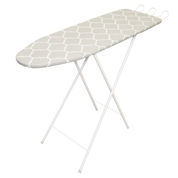 Prkno žehlicí ROCK, bílé, Ornament