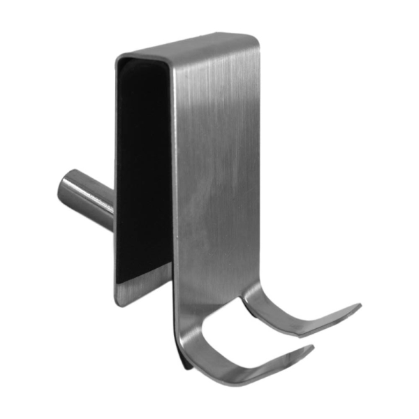 Háček na sprchové dveře, stříbrný