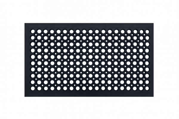 Rohož guma, Domino, s nájezdem, 45x75x1,3 cm