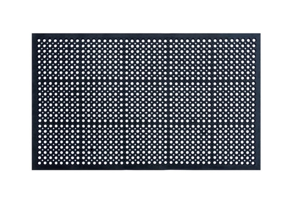 Rohož guma, Domino, s nájezdem, 60x90x1,3 cm