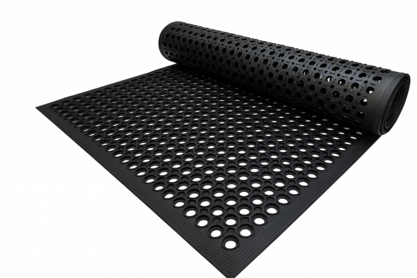 Rohož guma, Domino, s nájezdem, 120x180x1,3 cm