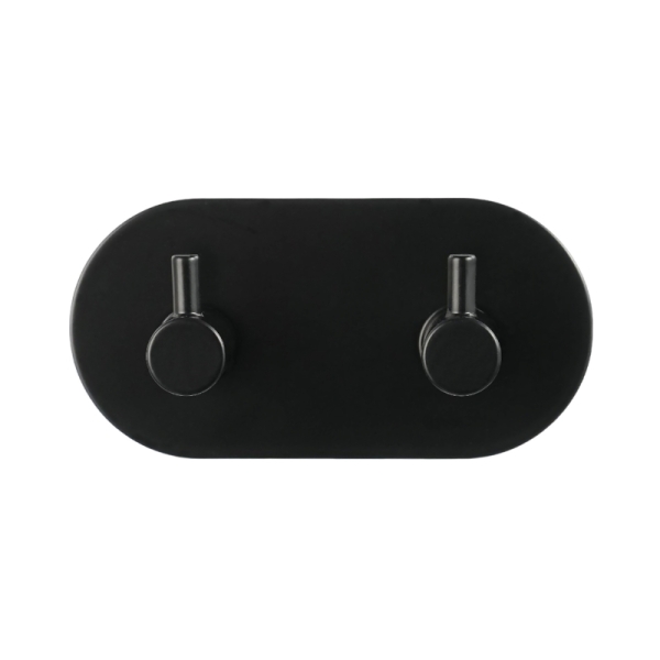 Háček samolepicí Vega, černý, 2H_2250