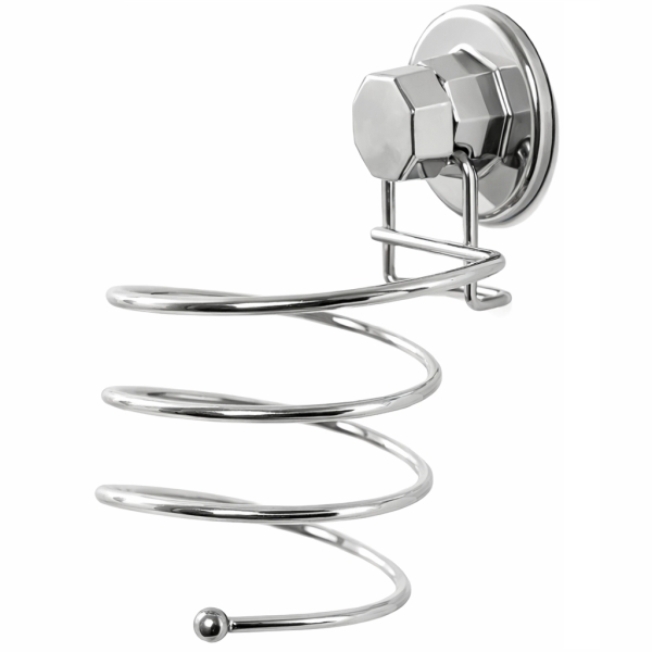 Držák na fén, Presto, stříbrný_2199